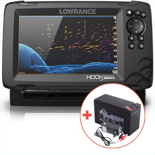 Lowrance Echolot Hook Reveal 7 So Sondou HDI 83/200 KHZ