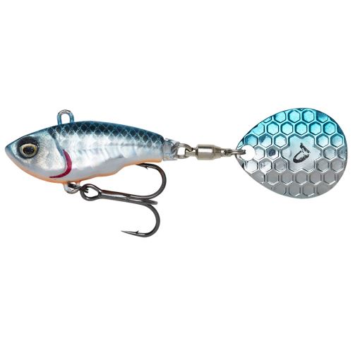 Savage Gear Fat Tail Spin Sinking Blue Silver