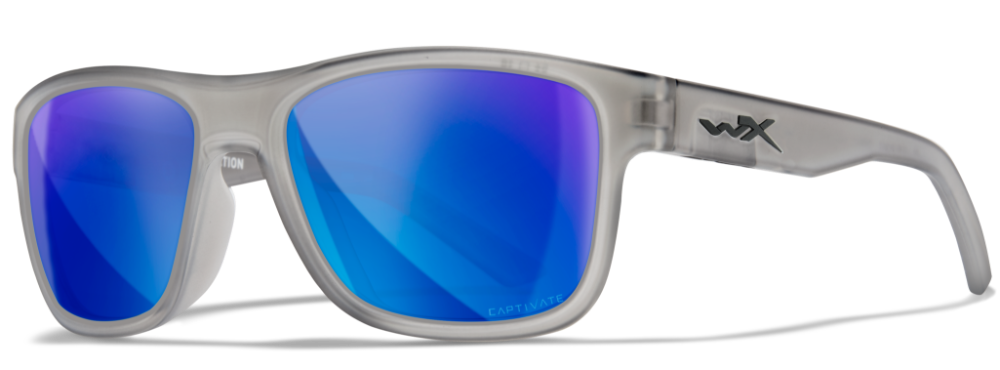 Wiley x polarizačné okuliare ovation captivate polarized blue mirror smoke grey matte slate