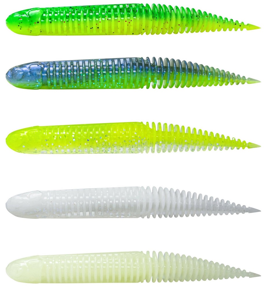 Savage gear gumová nástraha ned dragon tail slug dark water mix 5 ks - 10 cm 5,5 g