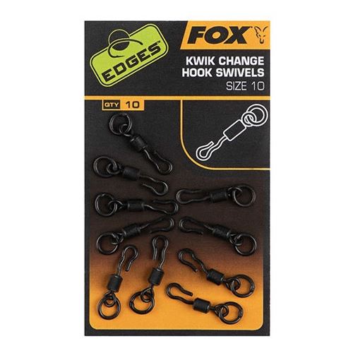 Fox Obratlíky Edges Kwik Change Hook Swivels