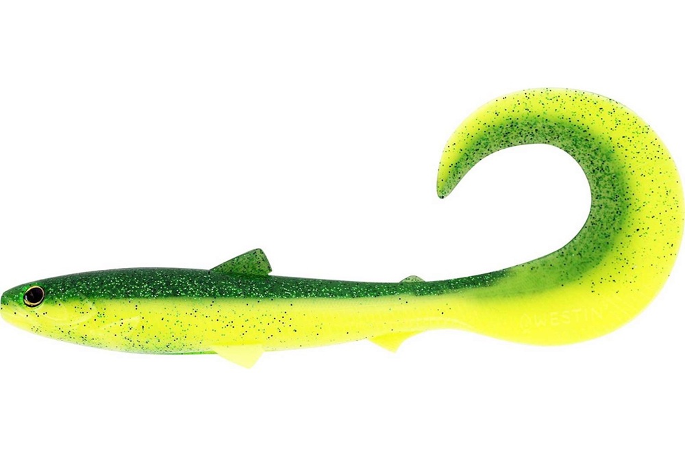 E-shop Westin gumová nástraha bullteez curltail fireflash - 8 cm 3 g 3 ks