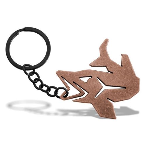 Delphin Kľúčenka S Otváračom Na Fľaše Pikener Bronzová