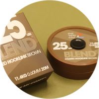 One More Cast Náväzcová Šnúrka Blend Coated Hooklink 20 m Brown (1)