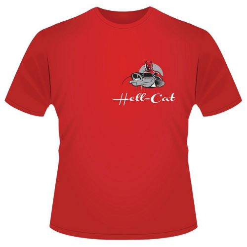 Hell-Cat Tričko Classic červené