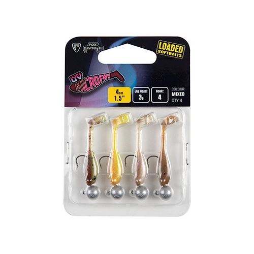 Fox Rage Gumová Nástraha Ultra UV Micro Fry Loaded Lure Pack 4 cm