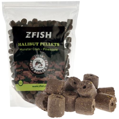 Zfish Pelety Halibut Pellets Monster Crab Pineapple 1 kg