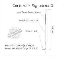 Life Orange Nadväzce Carp Hair Rigs S2 14 cm 3 ks (3)