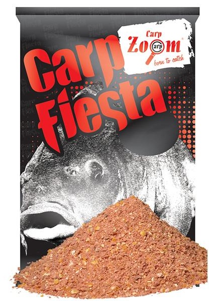 Carp zoom krmítková zmes carp fiesta jahoda 1 kg
