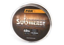 Fox Pletená šnúra Submerge Dark Camo 0,30 mm 50 lb-Návin 300 m