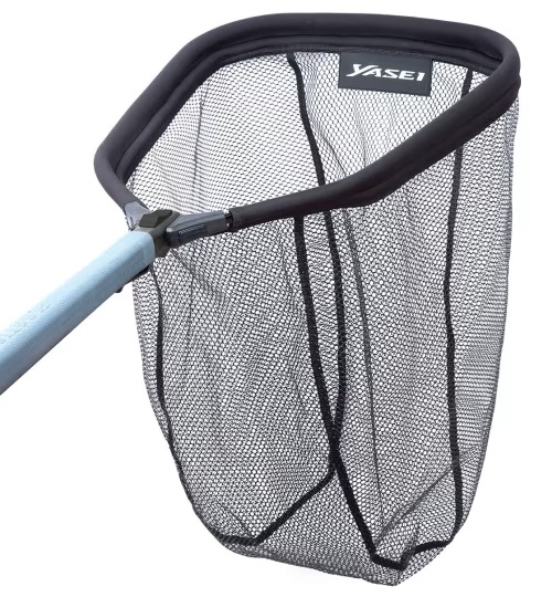 Shimano podberák yasei singel hand rubber foldable-floating net