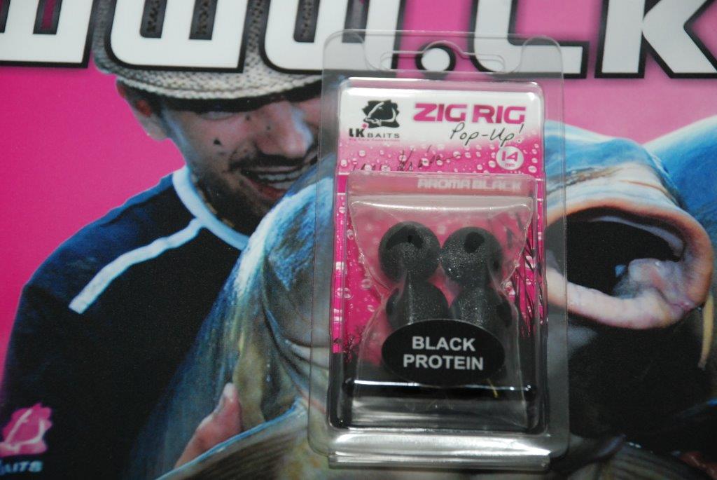 Lk baits penové boilie zig rig pop-up 14mm-black protein
