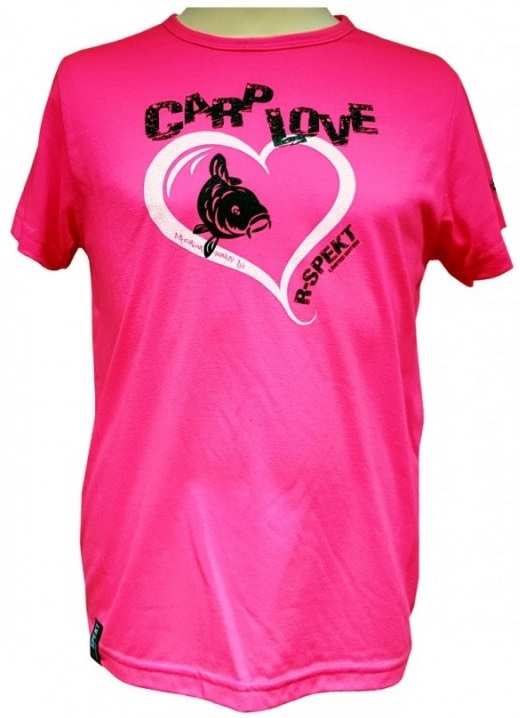 R-spekt tričko carp love detské fluo pink - 7/8 rokov