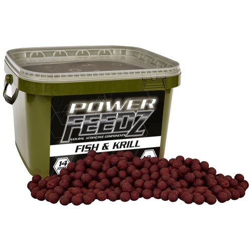 Starbaits Boilie Power Feedz Fish Krill 1,8 kg