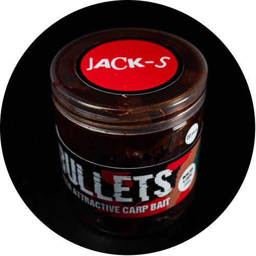 G.B.U. Dipované Boilies Bullets Jack-S 200 g