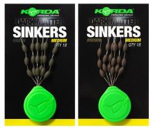Korda Stopery Volfrámové Sinkers Gravel Brown (1)
