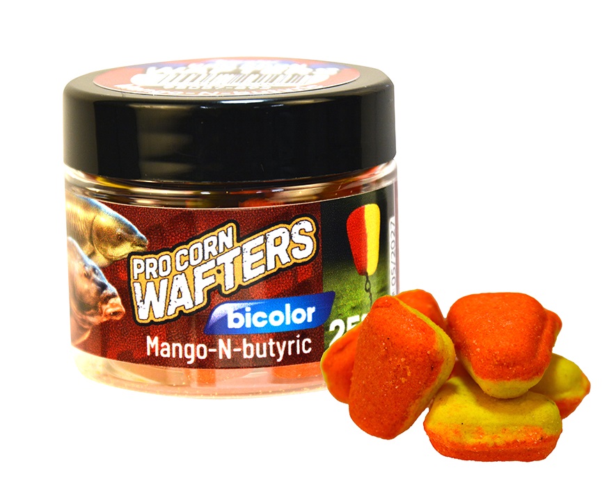 E-shop Benzar mix wafters bicolor pro corn 15 mm 25 g - mango kyselina maslová