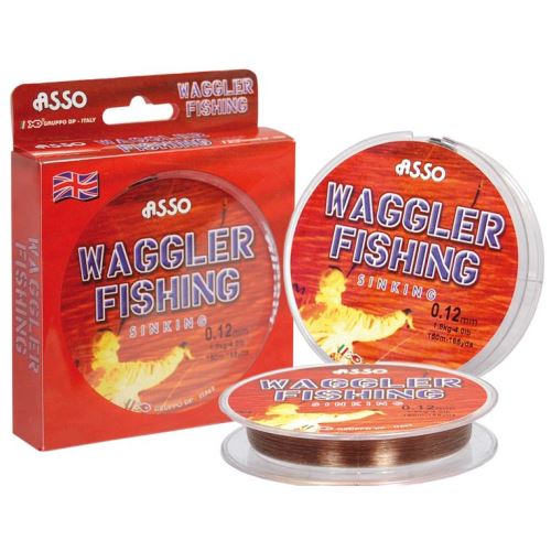 Asso Vlasec Waggler Fishing Hnedá 150m