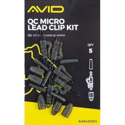 Avid Carp Záveska QC Micro Lead Clip Kit