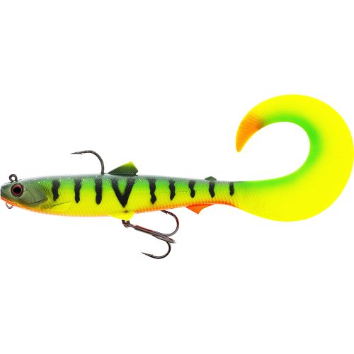 Westin Gumová Nástraha Bullteez Curltail R2F Sinking Tiger Perch 16 cm 35 g
