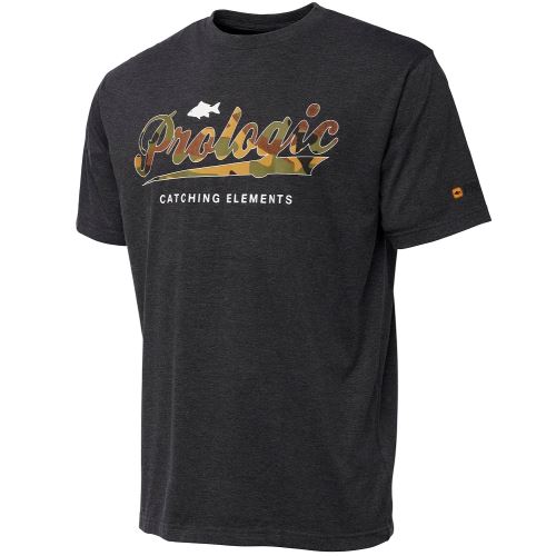 Prologic Tričko Camo Logo T Shirt Grey Melange