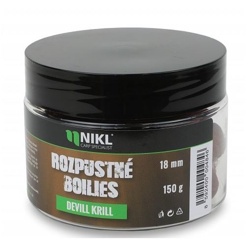 Nikl Rozpustné Boilies Devill Krill 150 g