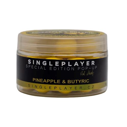 Singleplayer Plávajúce Boilie Special Edition Pop-Up Pineapple & Butyric 50 g