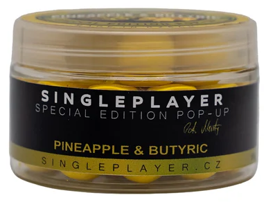 Singleplayer plávajúce boilie special edition pop-up pineapple & butyric 50 g - 12 mm