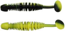 Berkley Gumová Nástraha Powerbait Power Leech Black Sunshine Yellow - 6 cm 10 ks