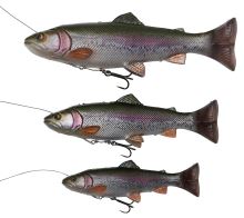 Savage Gear Gumová Nástraha Pstruh 4D Line Thru Pulsetail Trout SS Chub Trout-Dĺžka 16 cm 51 g (5)