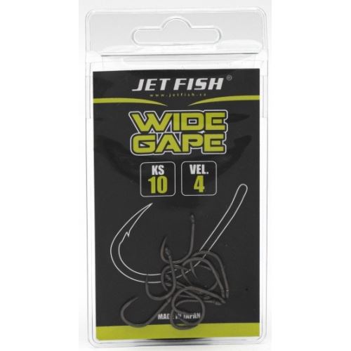 Jet Fish Háčiky Wide Gape 10 ks