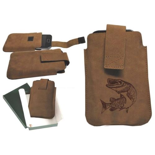 Kožené Puzdro Na Mobil 601 - Motív ŠŤUIKA