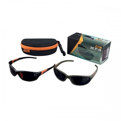 Fox Slnečné okuliare XT4 zeleno / hnedý rám so šedými sklami