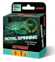 Mivardi Vlasec Royal Spinn Grey 200 m - Priemer 0,145 mm / Nosnosť 2,6 kg