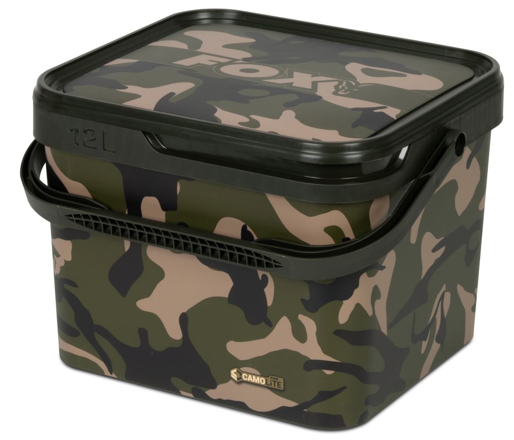 E-shop Fox vedierko camo bucket - 12 l