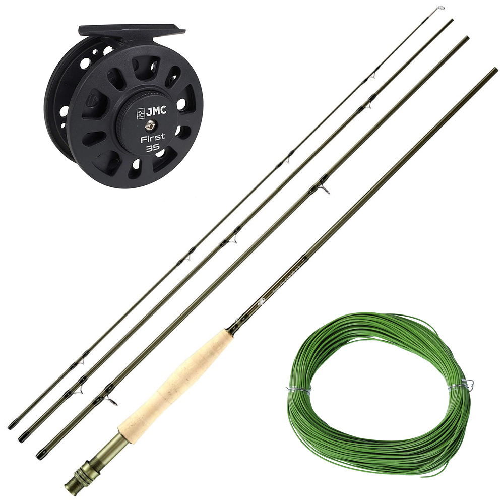 Giants fishing prút trout fly clx 2,55 m #4 + navijak first 3/5 + šnúra wf4