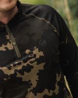 Korda Tričko Kool UPF Zip Jersey Dark Kamo (3)