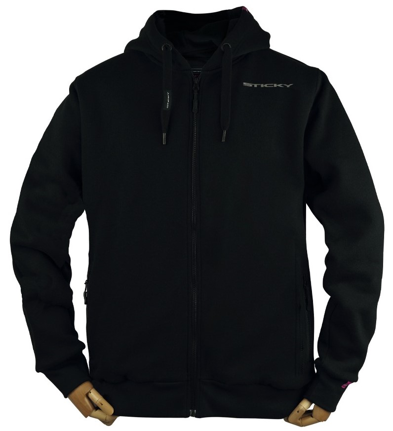 E-shop Sticky baits mikina black hood zip - m