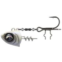 Savage Gear Monster Vertical Heads Pearl White - 80 g #1/0