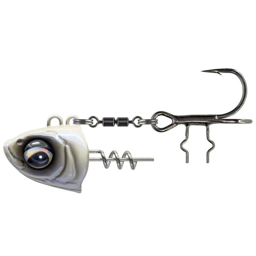 E-shop Savage gear monster vertical heads pearl white - 80 g #1/0