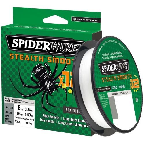 Spiderwire Splietaná Šnúra Stealth Smooth 12 Priehľadná 150 m