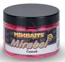 Mikbaits Mirabel Fluo boilie 150 ml 12 mm - cesnak