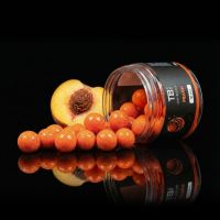 TB Baits Plávajúce Boilie Pop-Up Peach + NHDC 50 g (2)