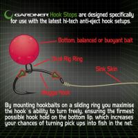 Gardner Zarážka Zvonová Covert Hook Stops (2)