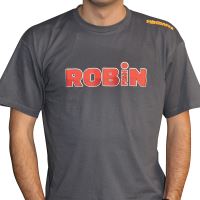 Mikbaits Pánske tričko Robinfish - šedé-Veľkosť M