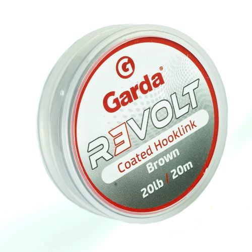 Garda Nadväzcová Šnúrka Revolt Coated Hooklink Brown 20 m