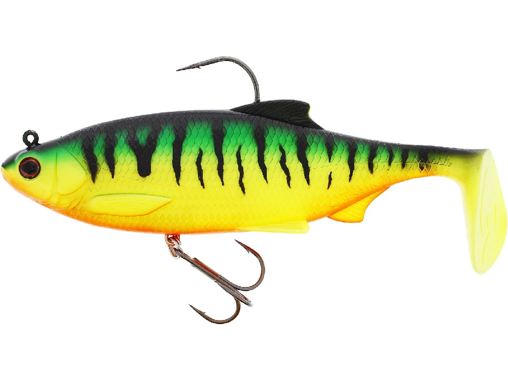 E-shop Westin gumová nástraha ricky the roach shadtail r2f firetiger - 18 cm 113 g