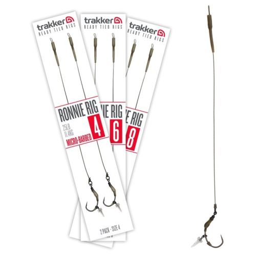 Trakker Návazce Ronnie Rig Barbed 25 lb 2 ks