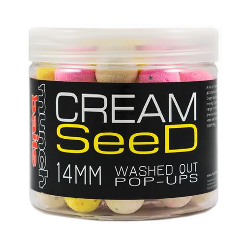 Munch Baits Plávajúce Boilies Pop-Ups Washed Out Cream Seed 200 ml