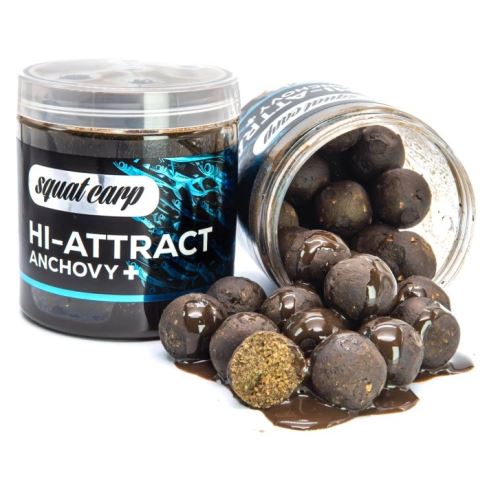 Squat Carp Boilies v Dipe Hi-Attract Anchovy+ 220 g